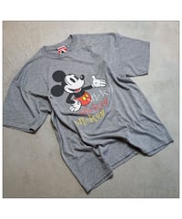 【 VINTAGE DISNEY “MICKEY TEE” / GRAY 】  ヴィンテージ ディズニー "ミッキー"TEE / L