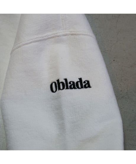 【 OBLADA “HELLO SWEAT” / WHITE 】 オブラダ “ハロー・スウェット” / ホワイト