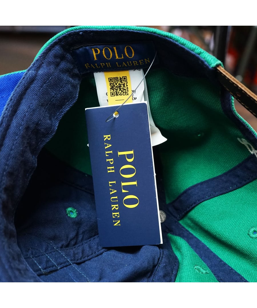 POLO RALPH LAUREN ＂TWILL BALL CAP / P＂ / GREE