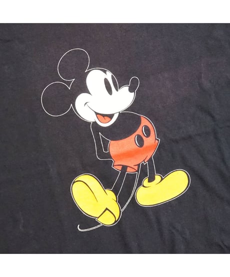 【 VINTAGE DISNEY “MICKEY TEE” / BLACK 】  ヴィンテージ ディズニー "ミッキー "TEE / XL
