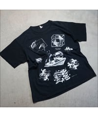 【 VINTAGE M.C. ESCHER “ MULTI PRINT TEE ” / BLACK 】  ヴィンテージ エッシャー "マルチプリント" TEE / XL