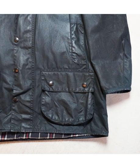 【 '96 BARBOUR BEAUFORT / NAVY 】 96年製  バブアー 3ワラント  ビューフォート  / ネイビー 46