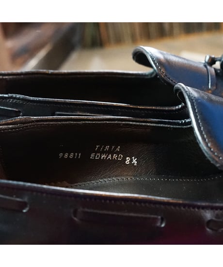 【 MEN'S  Jalan Sriwijaya  " TIRTA / 98811 " / BLACK 】ジャランスリウァヤ "98811 タッセルローファー" / ブラック