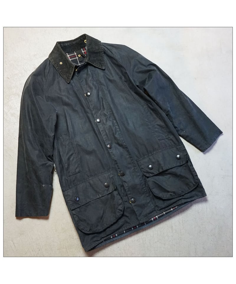 92 BARBOUR BEAUFORT / NAVY 】 92年製 バブアー 3ワラン