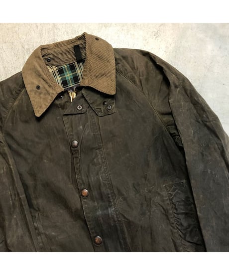 【 80's 〜 BARBOUR BEAUFORT / SAGE 】 80年代 〜  バブアー 2ワラント ビューフォート YKK棒ジップ / セージ 38
