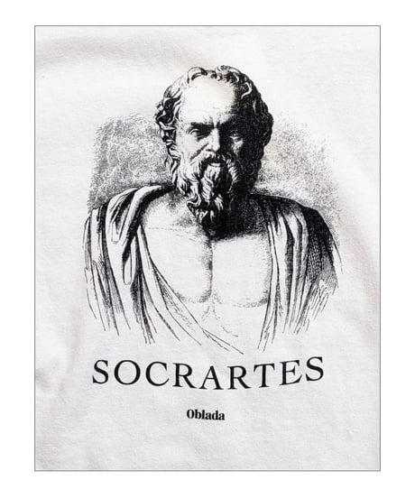 【 OBLADA “SOCRATES TEE” / WHITE 】 オブラダ “ソクラテスTEE” / ホワイト