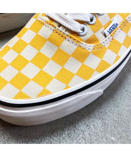 【 VANS AUTHENTIC 44 DX ＂ANAHEIM FACTORY COLLECTION＂ / YELLOW CHK】バンズ オーセンティック / イエロー