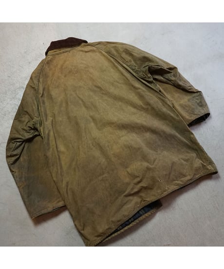 【 70's BARBOUR GAMEFAIR "GOLD LABEL" / SAGE 】 70年代  バブアー 1ワラント ゲームフェア ゴールドラベル   / セージ 44