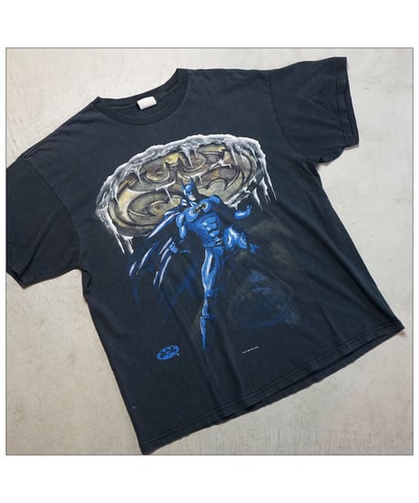 【 VINTAGE “BATMAN TEE” / BLACK 】  ヴィンテージ "バットマン" TEE / XL相当
