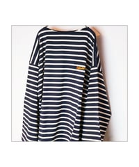 【 OBLADA “REMAKE GUERNSEY BORDER” / NAVY 】 オブラダ “リメイク ガンジー・ボーダー” / ネイビー