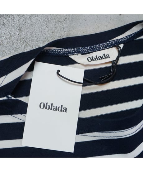 【 OBLADA “REMAKE GUERNSEY BORDER” / NAVY 】 オブラダ “リメイク ガンジー・ボーダー” / ネイビー
