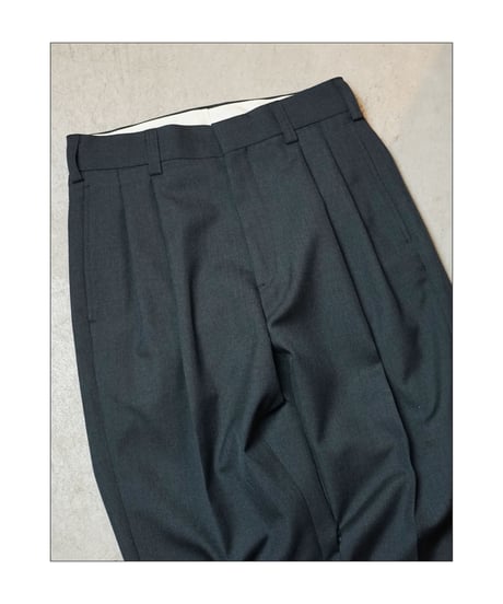 【 OBLADA “OFFICER PANTS” / GRAY 】 オブラダ “オフィサーパンツ” / グレー