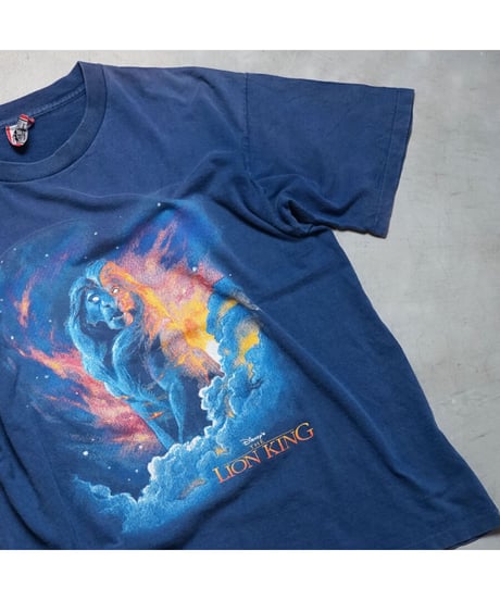 【 VINTAGE DISNEY “LION KING TEE” / NAVY 】  ヴィンテージ ディズニー "ライオンキング" TEE / L