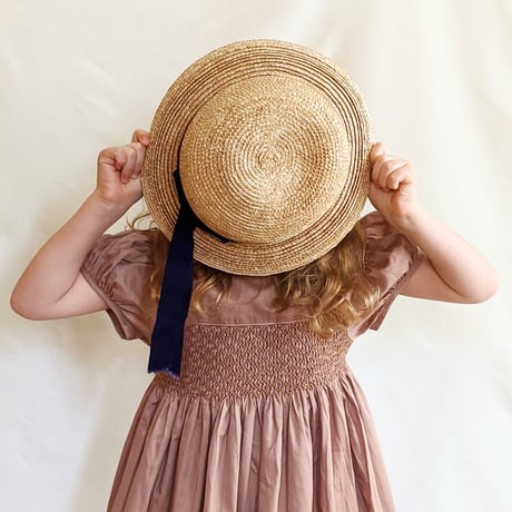 Caramel Fudge  Puff sleeve Dress　Size5