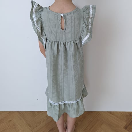 LALA Ruffle sleeve dress