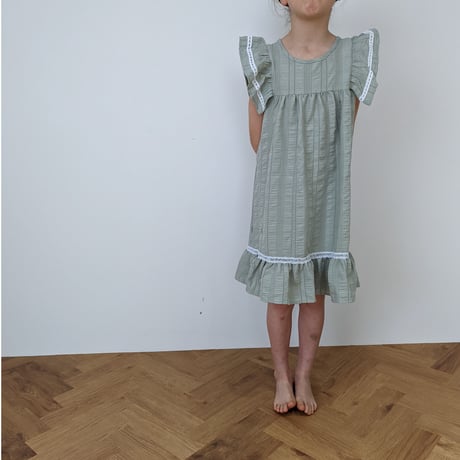 LALA Ruffle sleeve dress