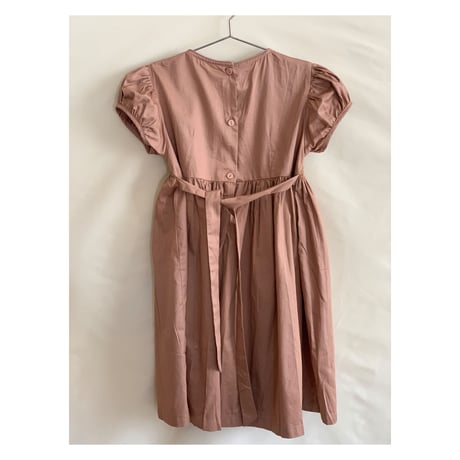 Caramel Fudge  Puff sleeve Dress　Size5