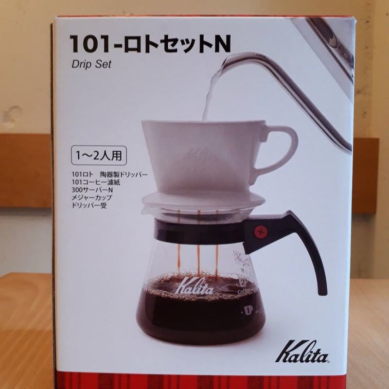 Kalita 101スターターキット＆ハンドミル、オリジナルブレンドコーヒーセット Caf...