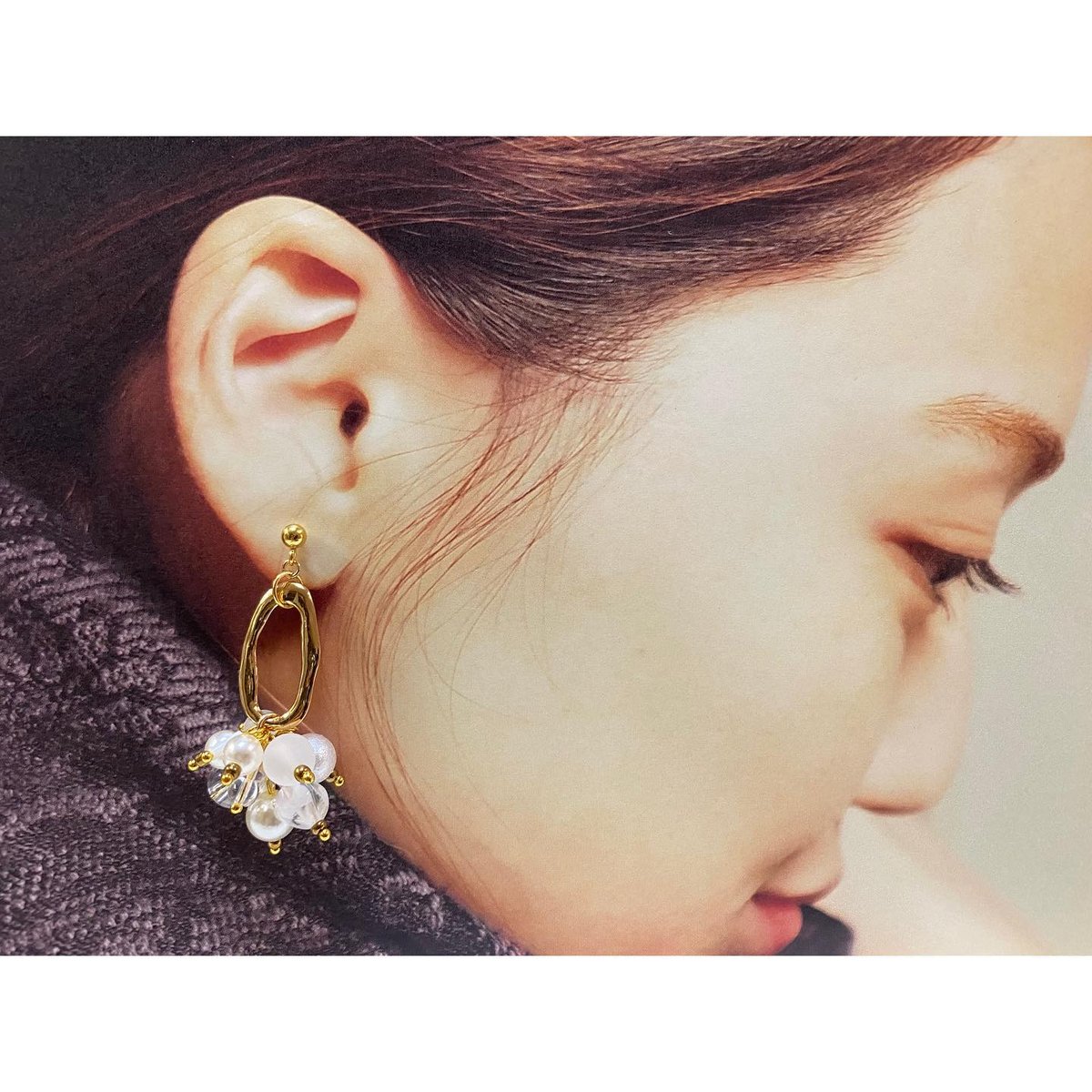 ビーズじゃらじゃらピアス | PUNAHELE STORE