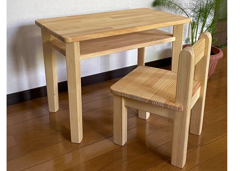 収納棚付きキッズデスク【kakikobo】 | 心の木オンラインショップ