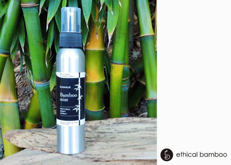 国産竹からうまれた天然アウトドアスプレー（虫除け）バンブーミスト