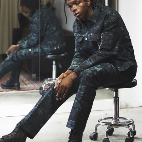 Art Camo Jacquard Pants