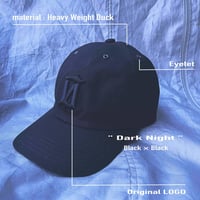 "Ø" LOGO CAP -Dark Night-