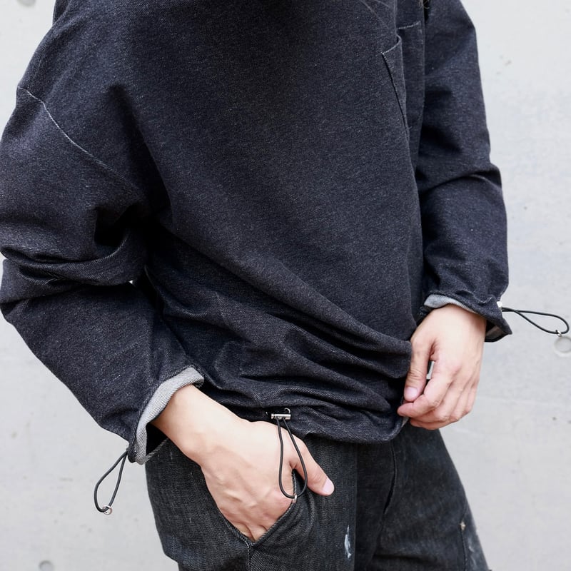 PERVERZE Open Sweat Shirts BLACK パーバーズ 黒 Z3R0D Paris Oversize Black Hoodie