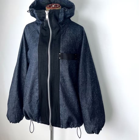 BANANA DENIM HOODIE