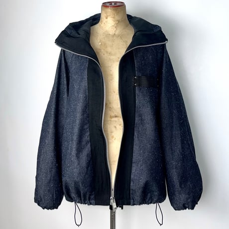 BANANA DENIM HOODIE