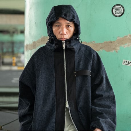 BANANA DENIM HOODIE