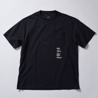 "Philosophy" CORDURA Pocekt T-Shirt（Black）