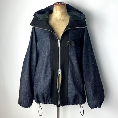 BANANA DENIM HOODIE
