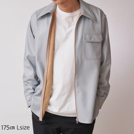 Leather Overshirt JKT