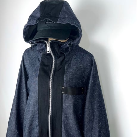 BANANA DENIM HOODIE