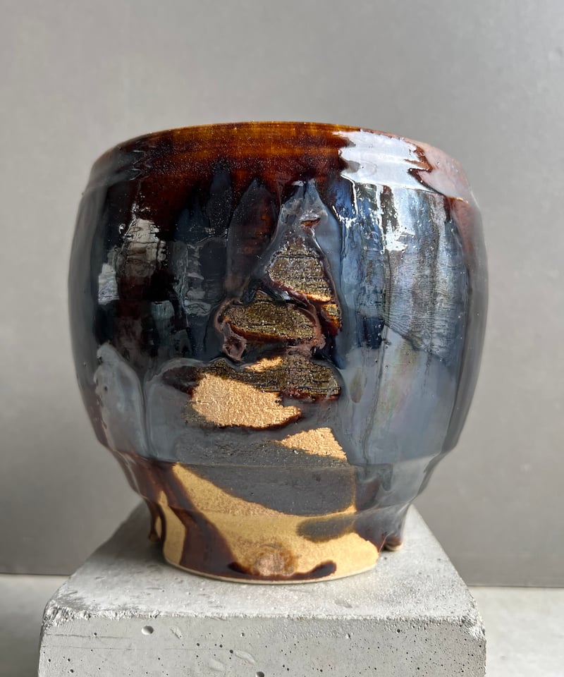 鉢■時代有り 豊楽焼 江戸時代 豊木 唐草紋 織部 古い貫入菓子器 桐箱 骨董■ 鉢□時代有り 豊楽焼 江戸時代 豊木 唐草紋 織部 古い貫入菓子
