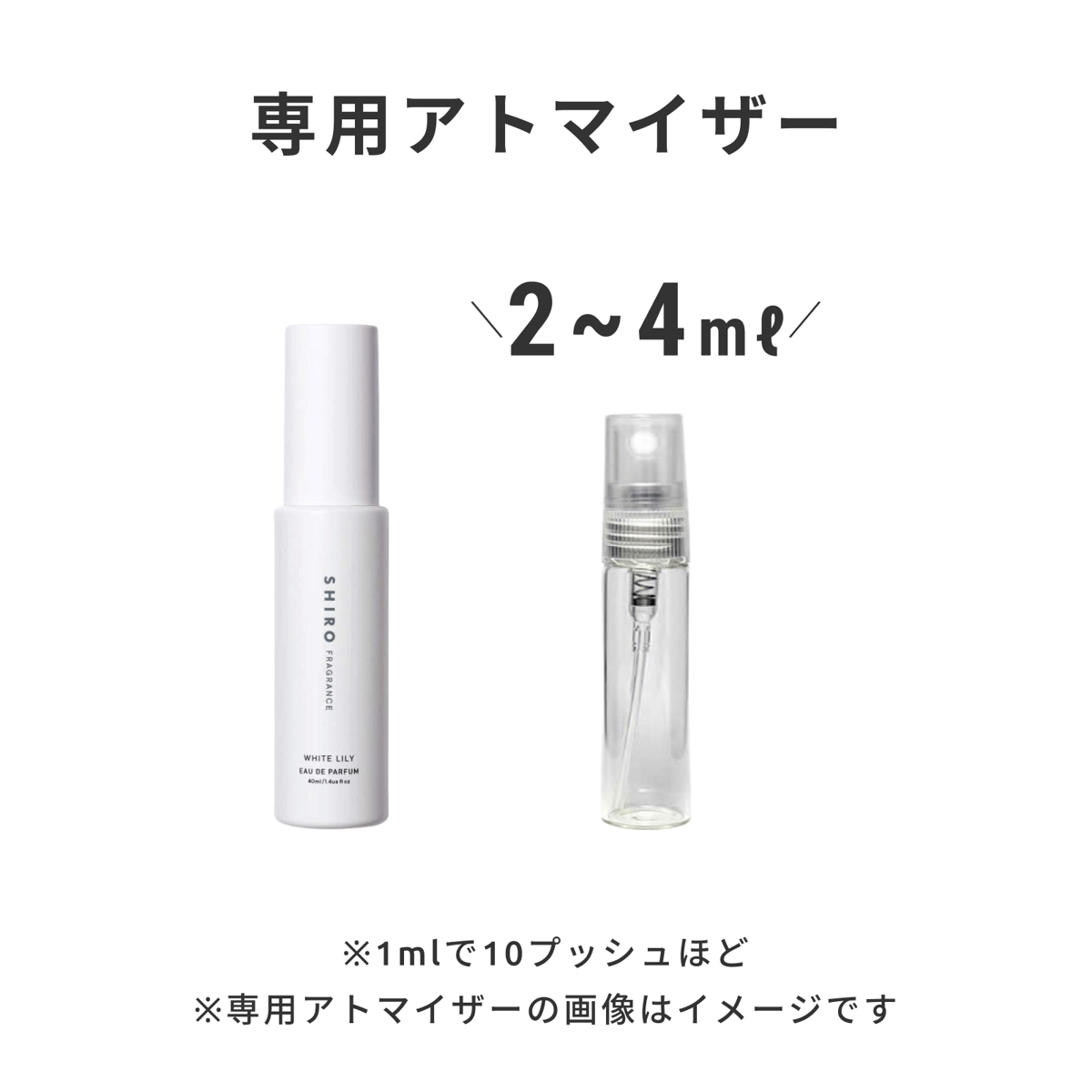 SHIRO（シロ）｜ホワイトリリー オードパルファン | 量り売り香水専門 