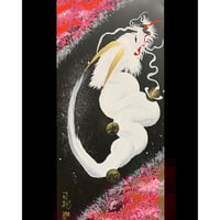 ∞金龍】縦長中（サイズ300㎜x600㎜）※額縁付き | 一筆龍∞司龍