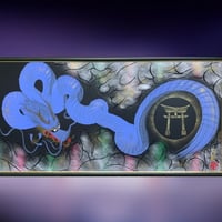 天空を舞う白龍　A3サイズ 天空を舞う白龍 A3サイズ 白龍∞舞】（A3サイズ）※額縁付き （