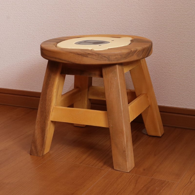 花台 ウッドスツール アンティークレトロ