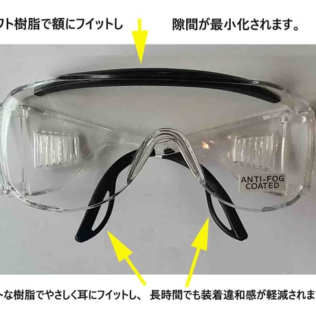 本格防塵ゴーグル　災害時に目を守る・花粉・ウィルス対策に最適