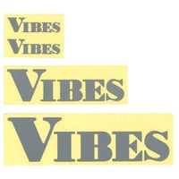 VIBESステッカー（シルバー）４枚set