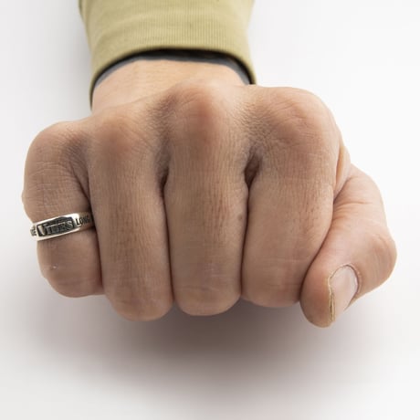VIBES SILVER RING SLIM