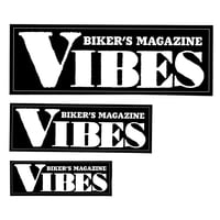 VIBESステッカー（黒）3枚set