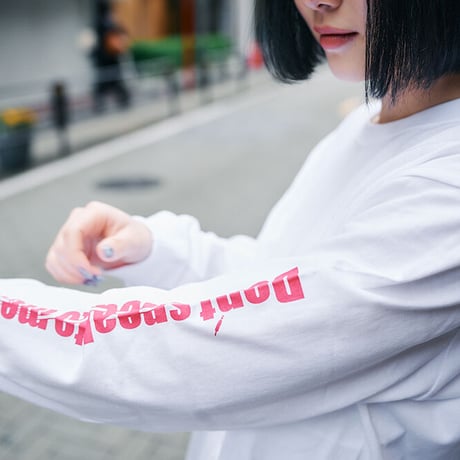 actwise Don't speak ロンT (ホワイト)