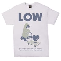 かわうそカート Tシャツ（COOL GREY）