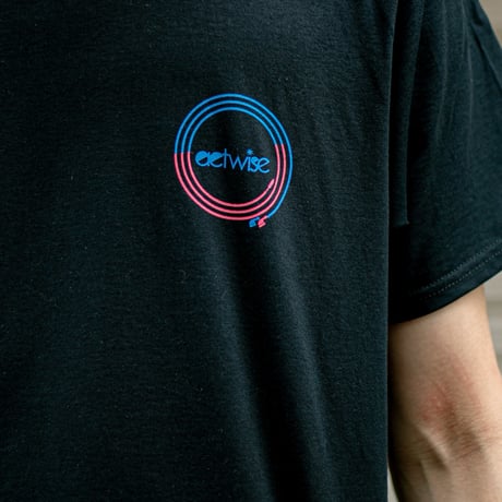 actwise x Portable Music PlayerＴシャツ（BLACK）