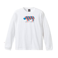 2TONE Animal ビッグシルエットロンＴ（ホワイト）