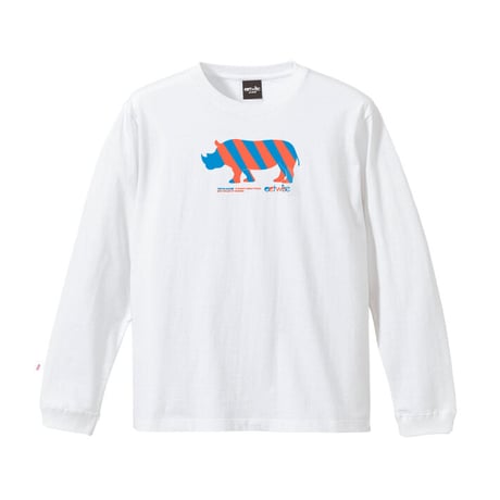 2TONE Animal ビッグシルエットロンＴ（ホワイト）