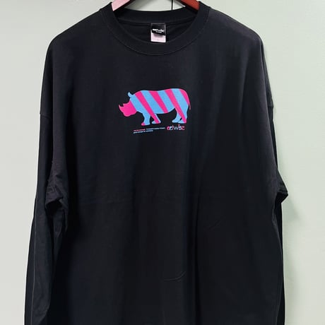 2TONE Animal ビッグシルエットロンＴ（ブラック）